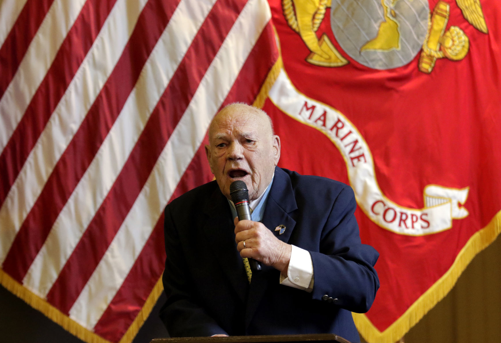 Retired Army Command Sgt. Maj. Bennie Adkins
